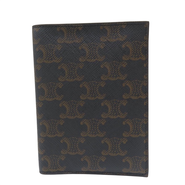 棕色 Triomphe 帆布 護照夾