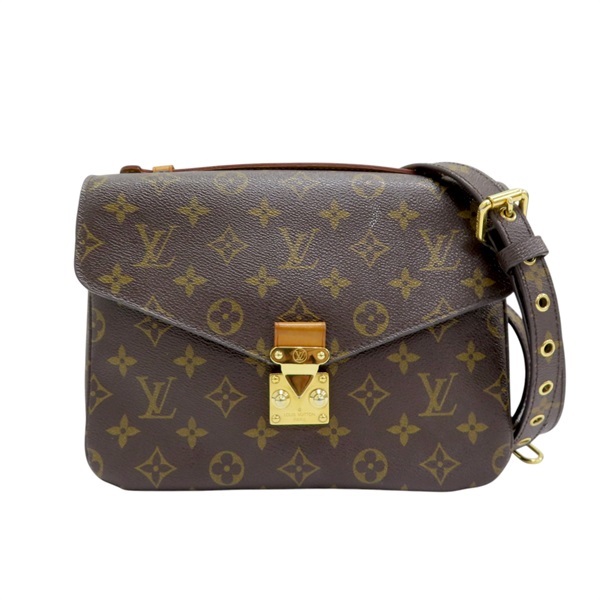 棕色 原花帆布 Pochette Metis 兩用包 M44875