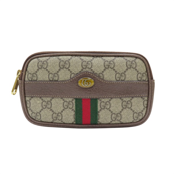 棕色帆布 GG Supreme帆布 腰包 519308