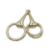 金色鍍金 Mors 90 絲巾環【HERMES 愛馬仕】