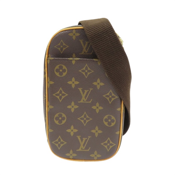 棕色 原花帆布 Pochette Gange 胸包 M51870