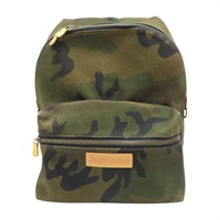 綠色 迷彩帆布 Supreme聯名款 Apollo 後背包【LOUIS VUITTON LV 路易威登】 M44200
