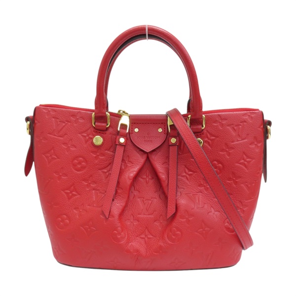 紅色 原花 牛皮壓紋 Mazarine 兩用包 M50641