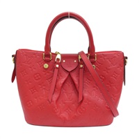 紅色 原花 牛皮壓紋 Mazarine 兩用包 M50641