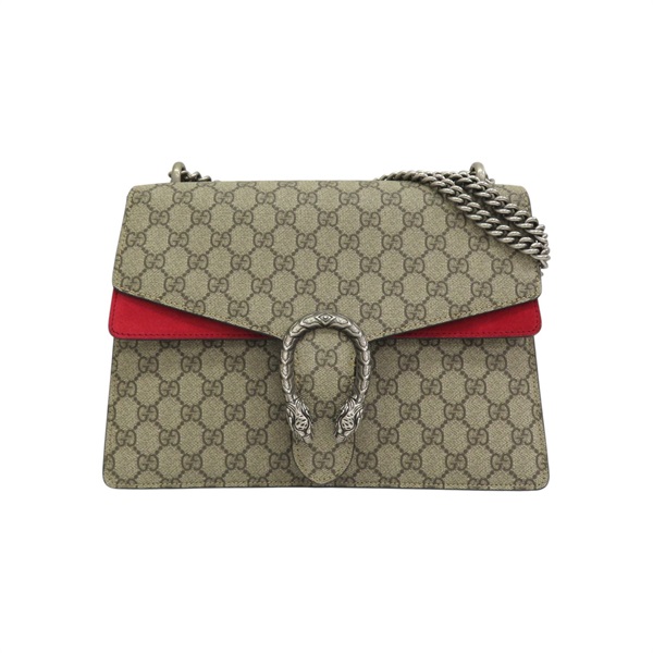 烏木色 GG Supreme帆布 Dionysus 酒神 肩背包 403343