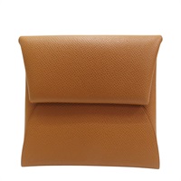 棕色 Madame牛皮 Bastia 零錢包 D刻