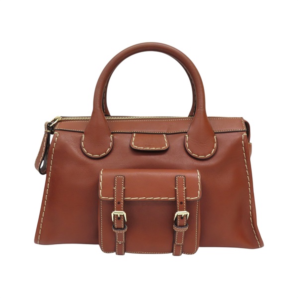 棕色 牛皮 手提包(無背帶) CHC21WS450F43
