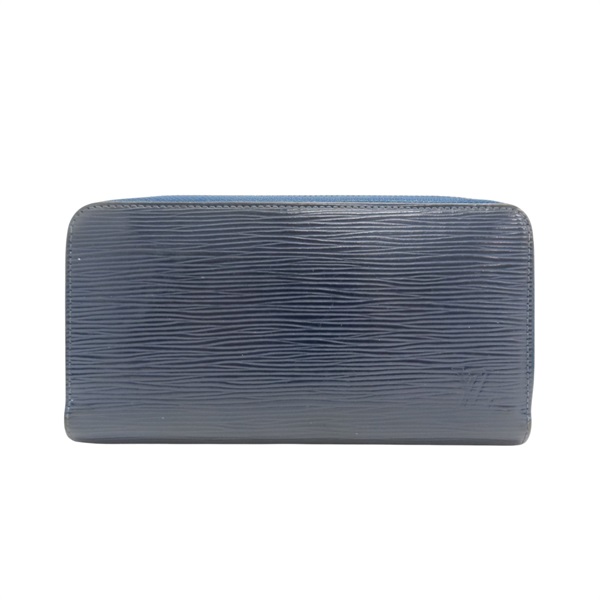 藍色 EPI水波紋牛皮 Zippy 拉鍊長夾 M60307