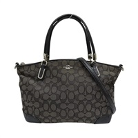 黑色 帆布 牛皮 Kelsey 兩用包 36181