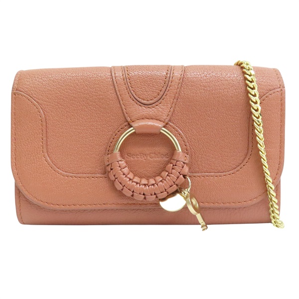 粉色 山羊皮 WOC 肩背包【See By Chloe】