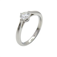 I-PRIMO PT950鉑金 鑽石 戒指 #8 I-PRIMO單鑽鉑金戒指