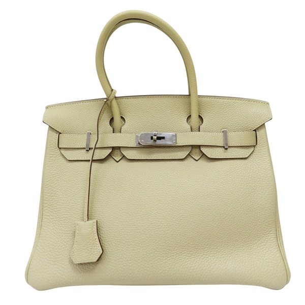 羊毛白 Togo牛皮 Birkin 30 柏金包 手提包 口M刻 (無鎖頭)