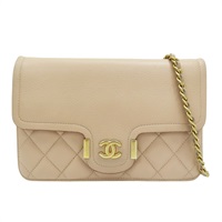 淺膚色 牛皮 Archi Chic WOC 鍊帶 肩背包 金扣【HERMES 愛馬仕】