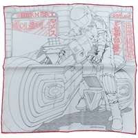 藍色 Mysterious Rider 絲綢 絲巾 40*40【HERMES 愛馬仕】