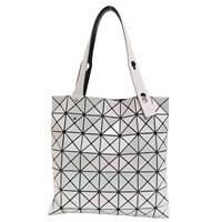 白色 PVC 幾何 Lucent 手提包【BAO BAO ISSEY MIYAKE 三宅一生】