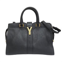 黑色牛皮 Cabas chic 兩用包 400666【SAINT LAURENT YSL 聖羅蘭】 400666