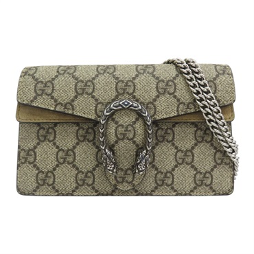 烏木色 GG Supreme帆布 Dionysus 肩背包 476432