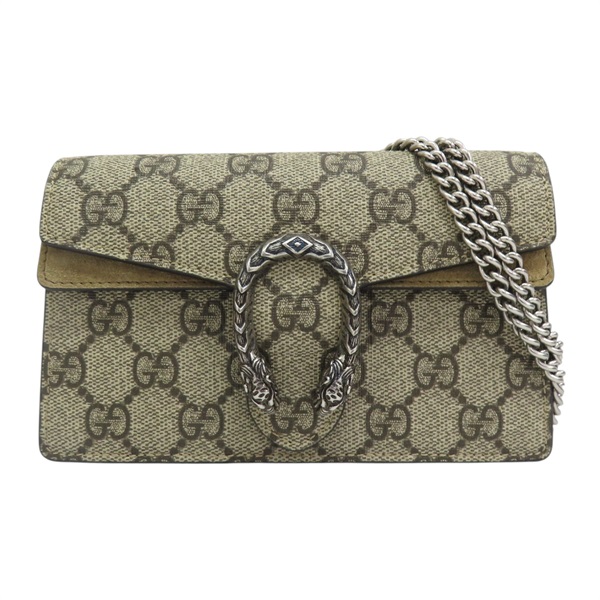 烏木色 GG Supreme帆布 Dionysus 肩背包 476432