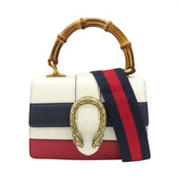 白/紅/黑色 牛皮 竹節 Dionysus 兩用包 #523367