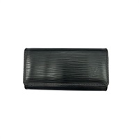 黑色 EPI皮革 水波紋 四扣 鑰匙夾 M63822