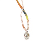 多色絲巾 帽子造型 項鍊【HERMES 愛馬仕】