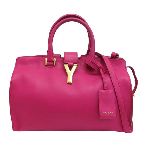 粉紅色 牛皮 Cabas ChYc 兩用包【SAINT LAURENT YSL 聖羅蘭】 311210