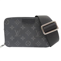 黑色 原花 Eclipse 帆布 Alpha Wearable Wallet 郵差包 相機包【LOUIS VUITTON LV 路易威登】 M81260