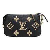 黑色 壓紋牛皮 Mini pochette 手提包 M80732