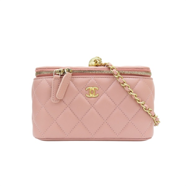 粉色 皮革 金球 化妝包 肩背包 AP2303