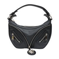 黑色 牛皮 肩背包