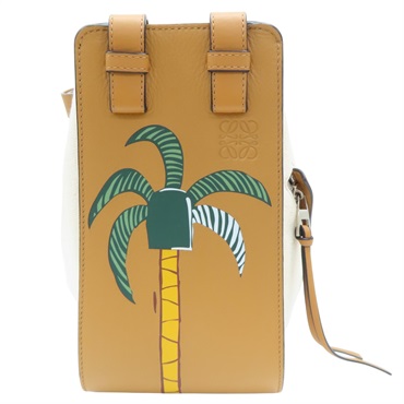 米色 牛皮 Hammock吊床包 肩背包【LOEWE 羅威】