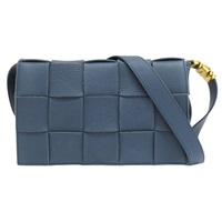 藍色 牛皮編織 Cassette 肩背包 666870 666870