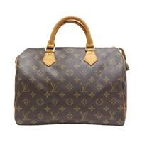 棕色 原花 帆布 SPEEDY 30 手提包 M41526