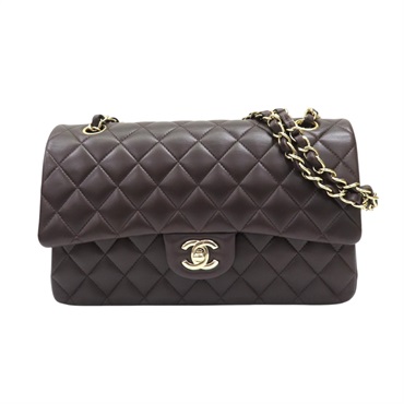 棕色 皮革 Coco 25 肩背包 A01112 A01112