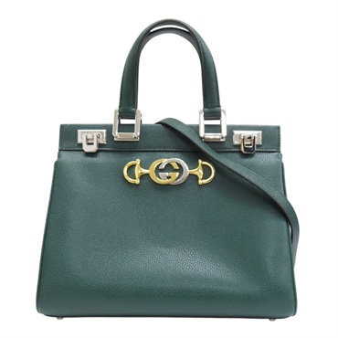 綠色 牛皮 Zumi 小型兩用包【GUCCI 古馳】 569712