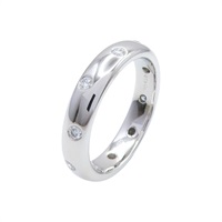 Pt950 鉑金 Dots 鑽石 戒指【Tiffany & Co 蒂芬妮】