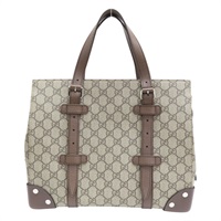 棕色 GG Supreme帆布 手提包 643814【GUCCI 古馳】 #643814