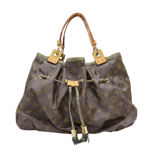 棕色帆布 金邊 Irene 手提包 M47927