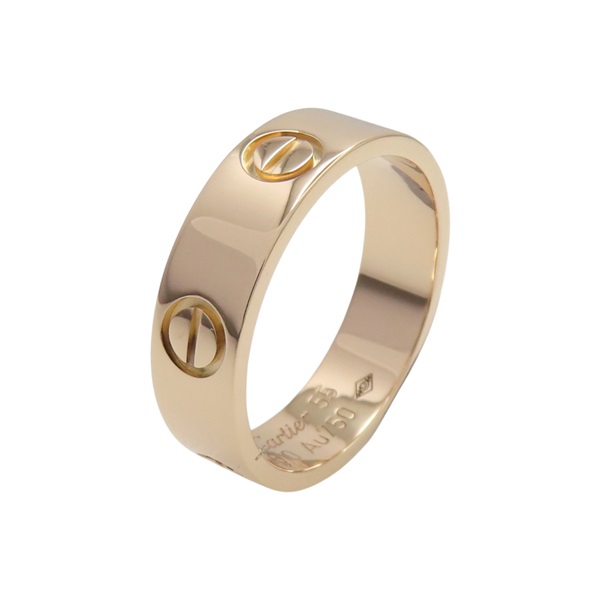 18K玫瑰金 LOVE 戒指 #55 B4084855【Cartier 卡地亞】 B4084855