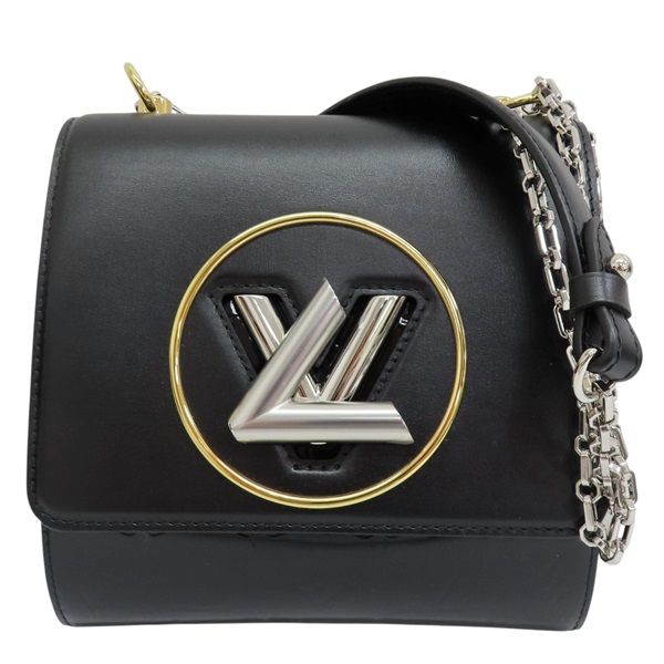 黑色 漆皮皮革 鍊帶 肩背包【LOUIS VUITTON LV 路易威登】 M90366