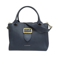 藍色牛皮 Buckle Medium 兩用包【BURBERRY 巴寶莉】 4029022