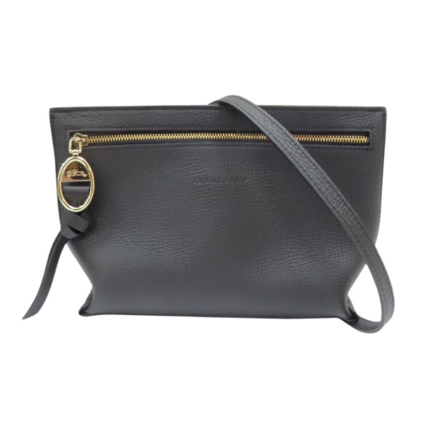 黑色 牛皮 信箱包 肩背包 10196 HTA【Longchamp 瓏驤】 10196 HTA