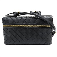 黑色 牛皮編織 Bang Bang 肩背包【BOTTEGA VENETA BV 寶緹嘉】 789109V3IV18425