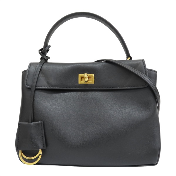 黑色牛皮 Rodeo 肩背包 [Balenciaga 巴黎世家] 795456