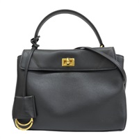 黑色牛皮 Rodeo 肩背包 [Balenciaga 巴黎世家] 795456