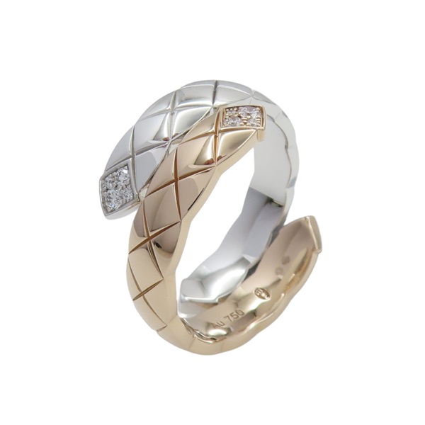 18K白金 玫瑰金 鑽石 Coco Crush Toi et Moi 戒指 59【CHANEL 香奈兒】 J11972