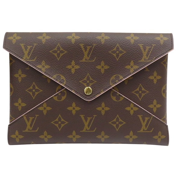 棕色 原花帆布 Kirigami 三件式信封包 手拿包 M62034【LOUIS VUITTON LV 路易威登】 M62034