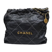 黑色 牛皮 22 鍊帶 肩背包 AS3261【CHANEL 香奈兒】 AS3261