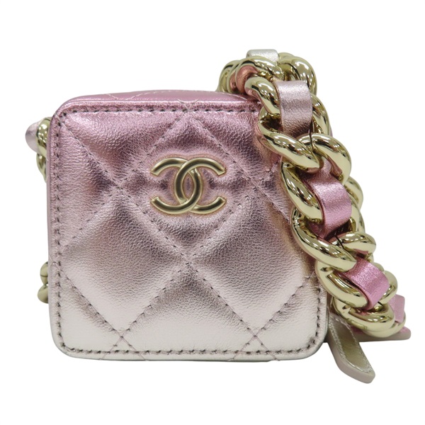 漸層粉金 牛皮 鍊帶 肩背包【CHANEL 香奈兒】 AP2529