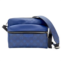 藍色 原花 PVC塗層帆布 OUTDOOR 肩背包 【LOUIS VUITTON LV 路易威登】 M30242